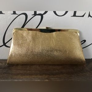 EUC Golden Clutch / Purse Evening Party Wedding
